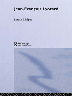 cover image of Jean-François Lyotard